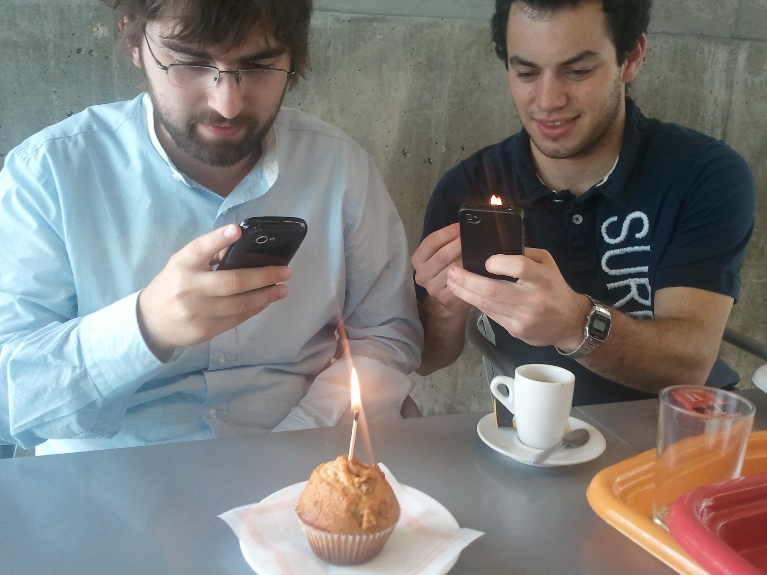 The Match-Lit Cupcake